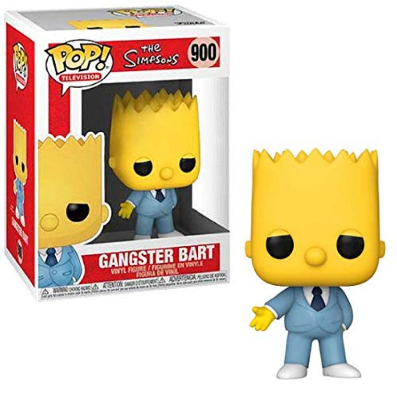 Funko 52947 POP Animation: The Simpsons-Mafia Bart, Multicolour | Nation's Fave