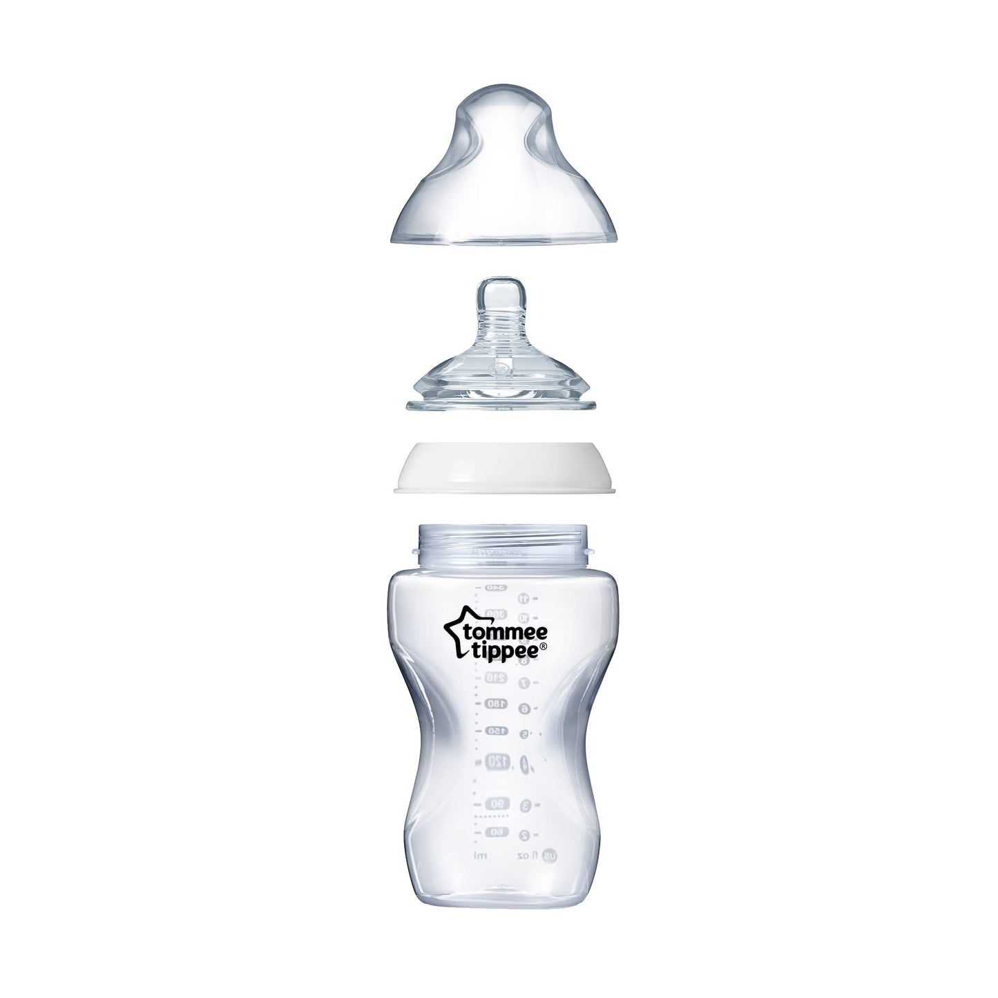 Tommee Tippee Closer to Nature Baby Bottles, Breast-Like Teat with Anti-Colic...