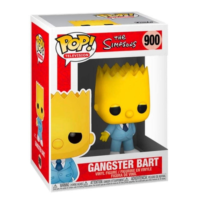 Funko 52947 POP Animation: The Simpsons-Mafia Bart, Multicolour | Nation's Fave