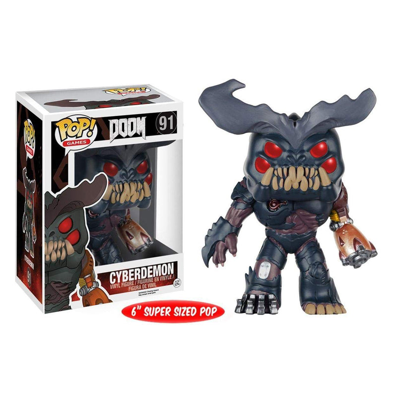 Funko 7940 Doom 7940 6 Inch POP Vinyl Cyberdemon Figure | Nation's Fave