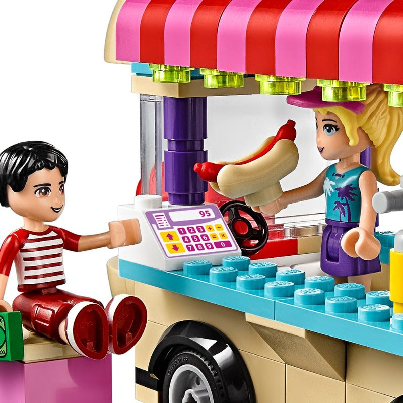 LEGO Friends 41129 Amusement Park Hot Dog Van Building Kit (243 Piece) by LEGO | Nation's Fave