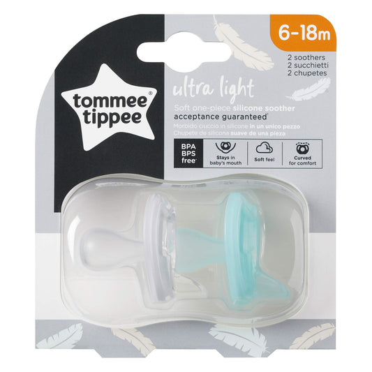 Tommee Tippee 2X Comforter Silicone Ultra-Light 6-18 Months - 2 Count