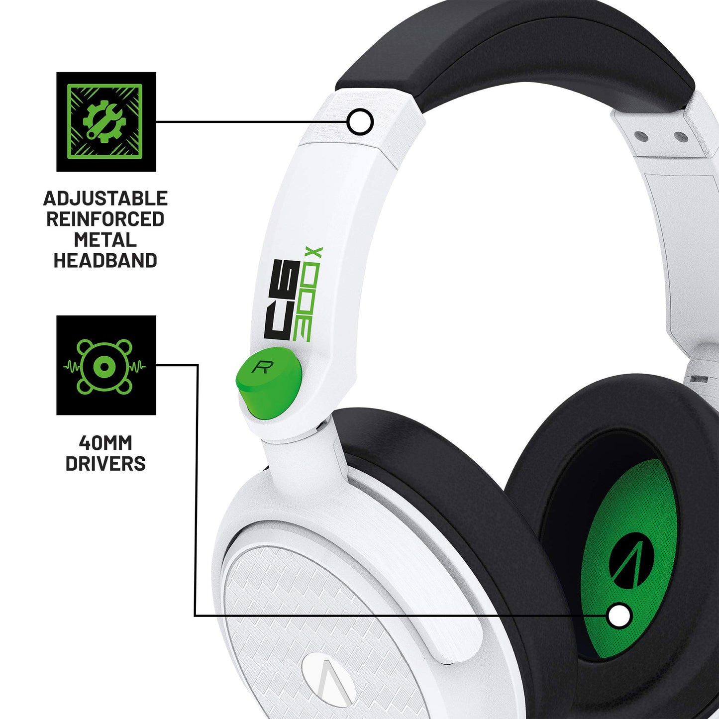 Stealth C6-300 X Gaming Headset for Xbox Series X & Xbox One - White