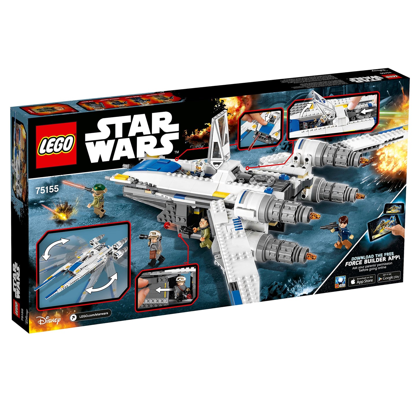 LEGO 75155 Star Wars Rebel U-Wing Fighter Building Set